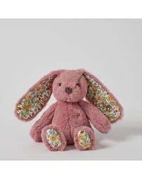 Jiggle and Giggle - Floral Raspberry Bunny Rattle Small