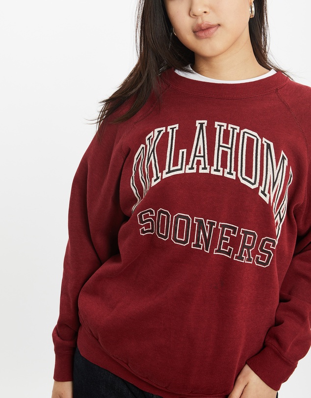 Vintage by The Real Deal - Pre Loved - Vintage 80s NCAA Oklahoma Sooners Sweatshirt