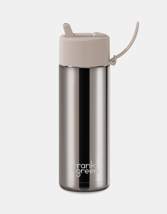 Frank Green - 20oz Ceramic Reusable Bottle with Flip Straw Lid