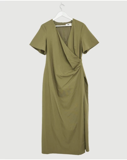 Revibe - Repaired Calli Riley Midi Dress - AU 12