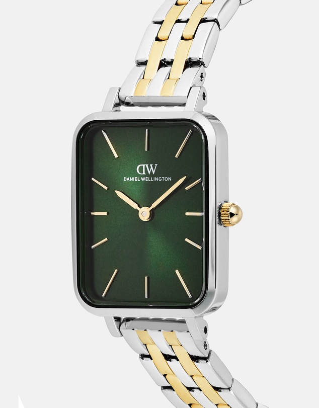 Daniel Wellington - Quadro 5-Link Emerald Two-Tone