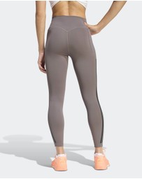 adidas Performance - Optime Workout 3-Stripes 7/8 Leggings Womens