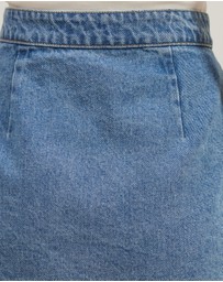 Atmos&Here - Petra Denim Wrap Mini Skirt