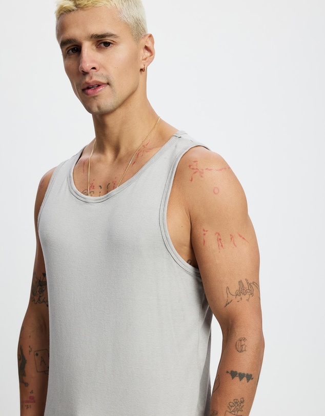 Surrounded By Ghosts - The Amphibole Rib Knit Singlet