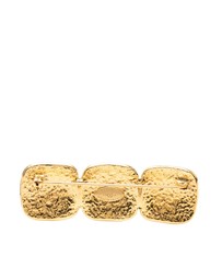 Pre-Loved by Azura Reborn - Pre-Loved Triple CC Gold Plated Pin Brooch