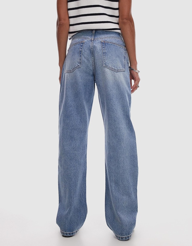TOPSHOP - Straight Kort Jeans