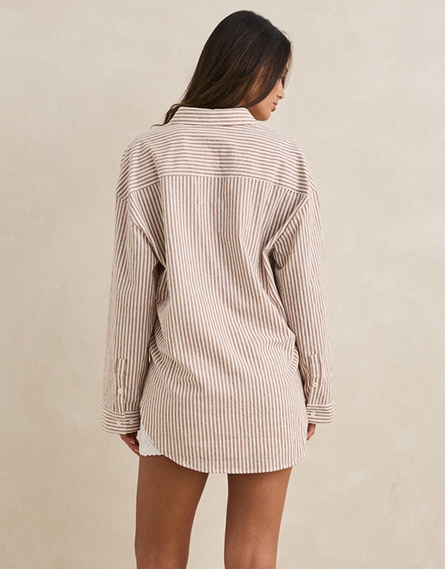Rhythm - Valley Stripe Oversized Shirt - Iconic Exclusive