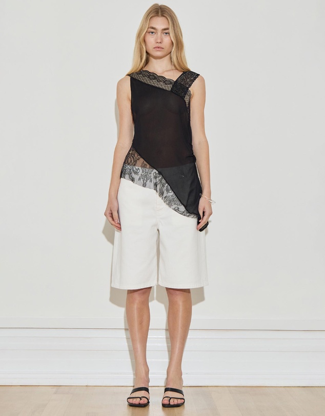 Maison Essentiele - Deconstructed Lace Top