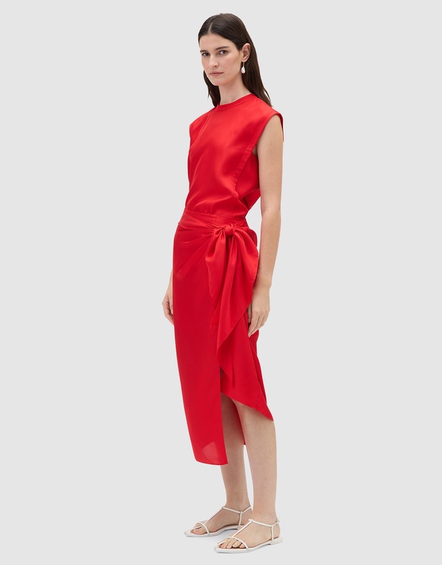 Oroton - Silk Sarong Skirt