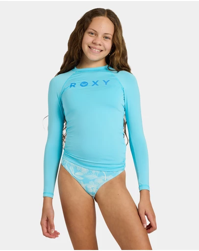 Roxy - Girls 8 to 16 Essential Long Sleeve Rashguard
