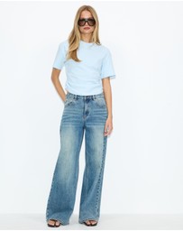 Dazie - Mia Cinched Short Sleeve Tee