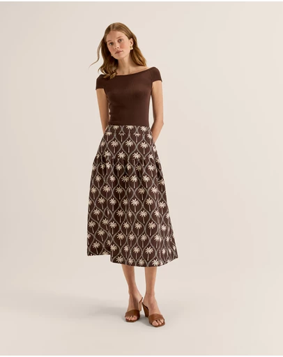 Review - Palms Midi Skirt
