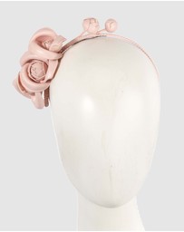 Max Alexander - Leather Flowers Headband