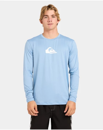 Quiksilver - Mens Solid Streak UPF 50 Long Sleeve Surf Shirt