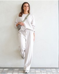 Ceres Life - Alba Seamed Fleece Top