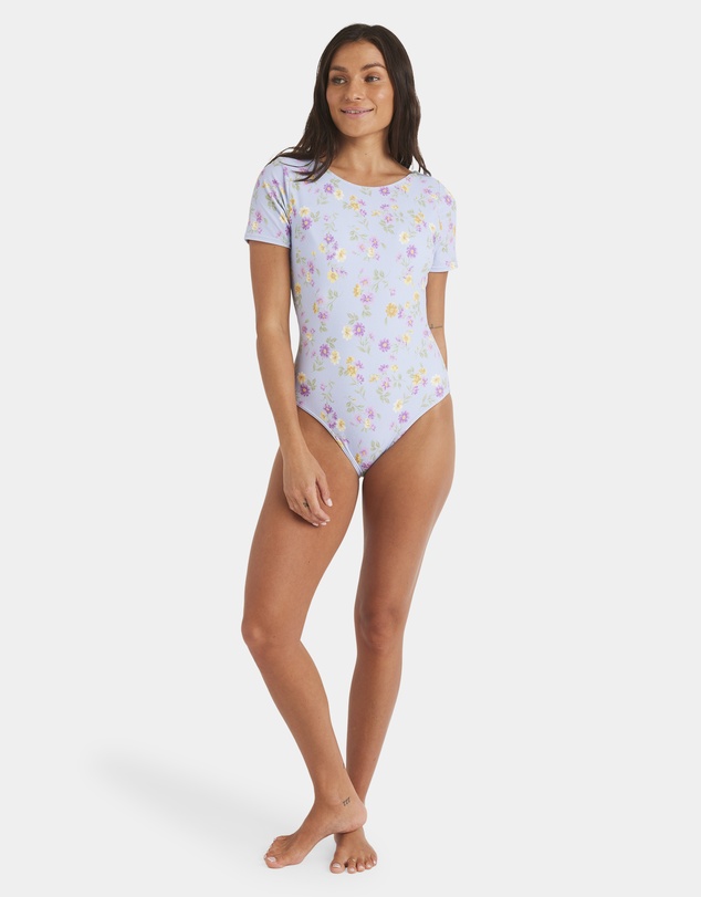 Roxy - Womens Wildflower Short Sleeve One Piece Swimsuit