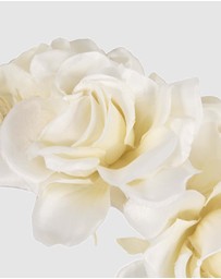 Max Alexander - Large Cream Flower Headband Fascinator