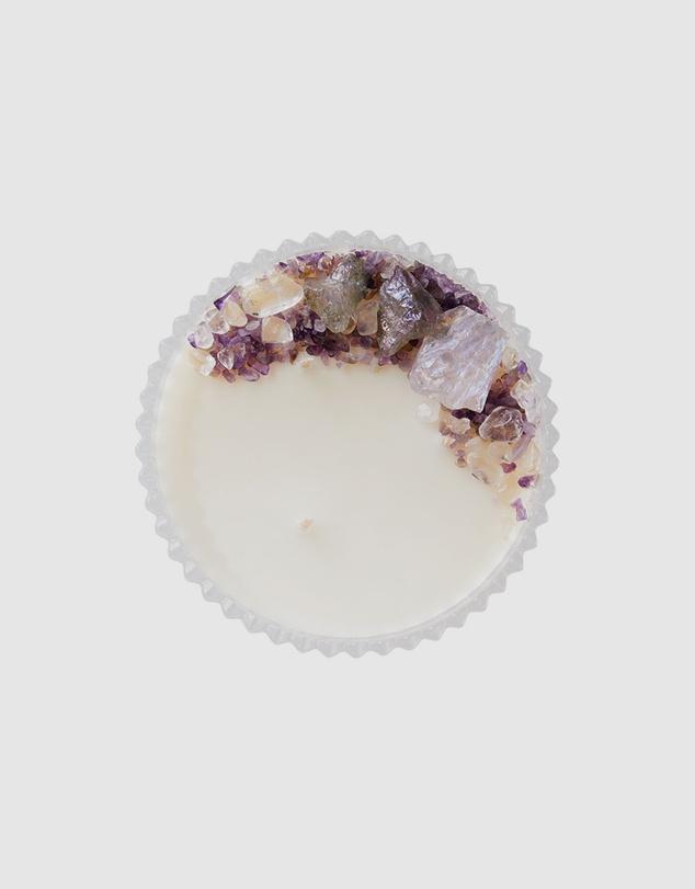 Silk Oil of Morocco - Spellbound Large Crystal Candle - Peace, Happiness & Joy