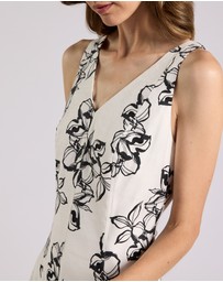David Lawrence - Lyla Stretch Linen Dress