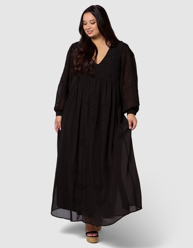Sunday In The City - Hidden Noise Maxi Dress