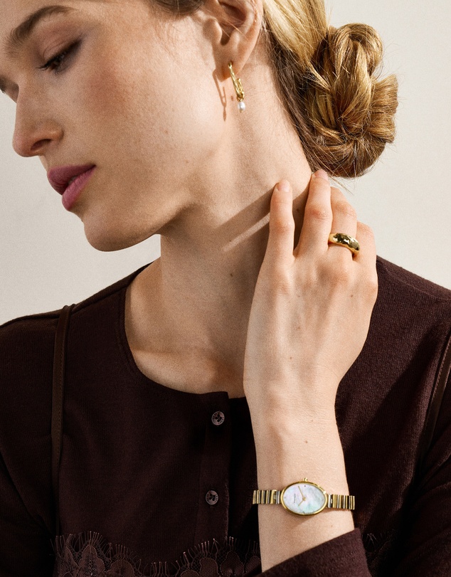 Skagen - Anita Oval Two Tone Analogue Watch