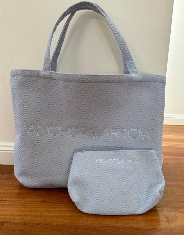 Anchor & Arrow - Terry Towel Beach Bag & Clutch