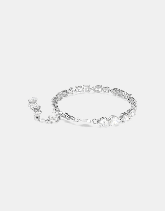 Swarovski - Mesmera Bracelet, Mixed Cuts, White, Rhodium-Plated