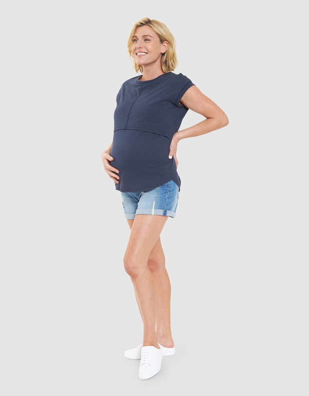 Ripe Maternity - Baxter Boyfriend Short