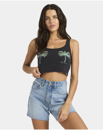 Billabong - Womens Vacation Soil Cropped Tank