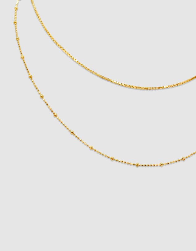 Ichu - Layers Necklace Gold