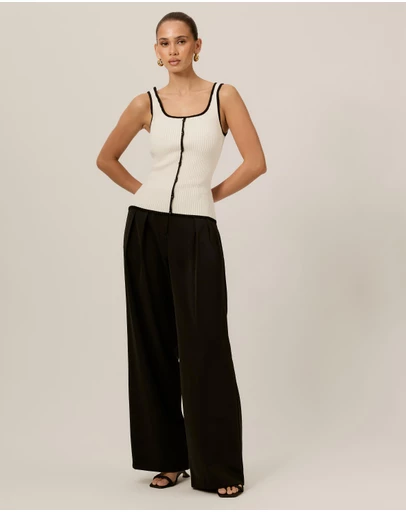 Tussah - Alexandra Tailored Wide Leg Pants