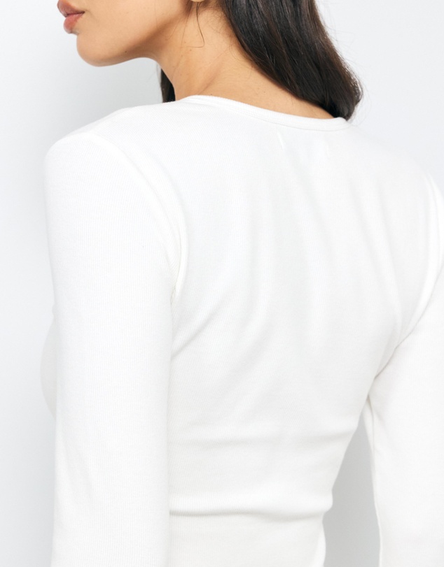 AERE - Long Sleeve Rib Tee