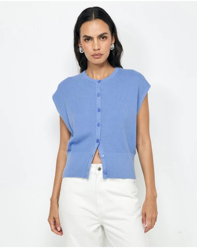 AERE - April Organic Cotton Knit Vest