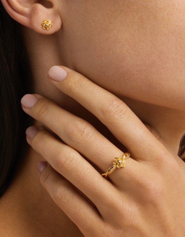 By Charlotte - Bloom Within Lotus Ring