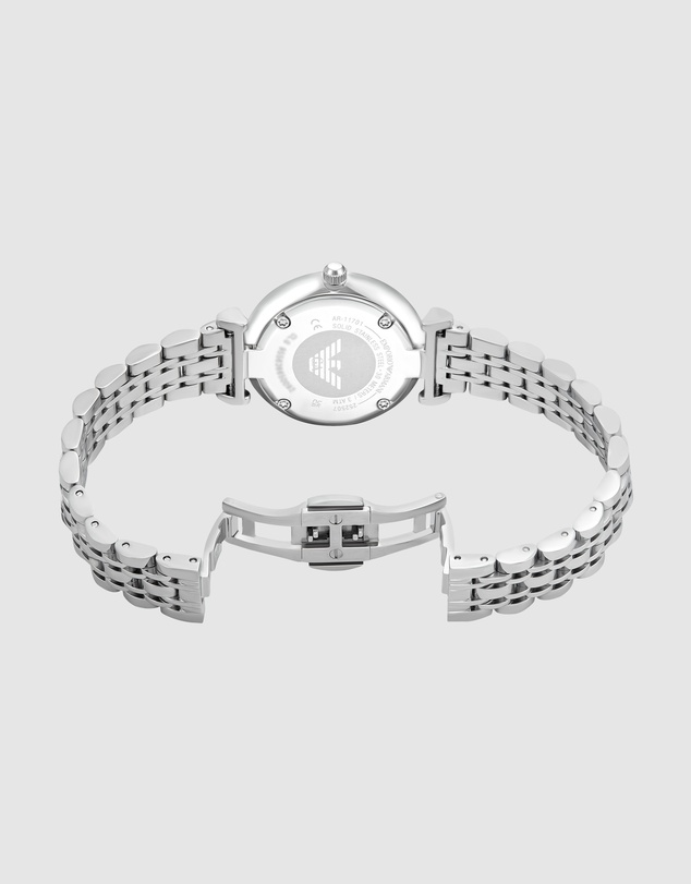 Emporio Armani - Silver Tone Analogue Watch