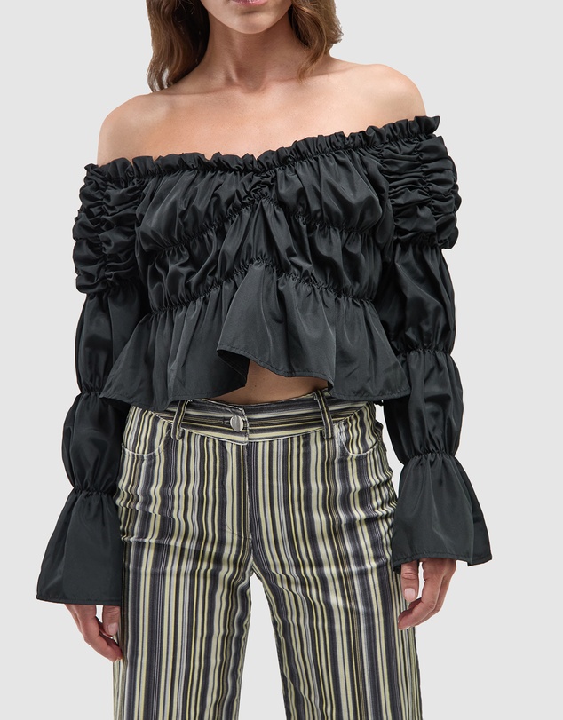 Laagam - Holly Corduroy Striped Pants
