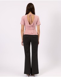 Style Addict - Mila Deep V Tee