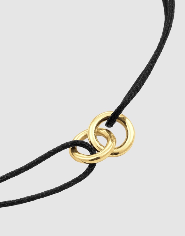 Elli Jewelry - Bracelet Unity Circle 925 Sterling Silver Gold-Plated