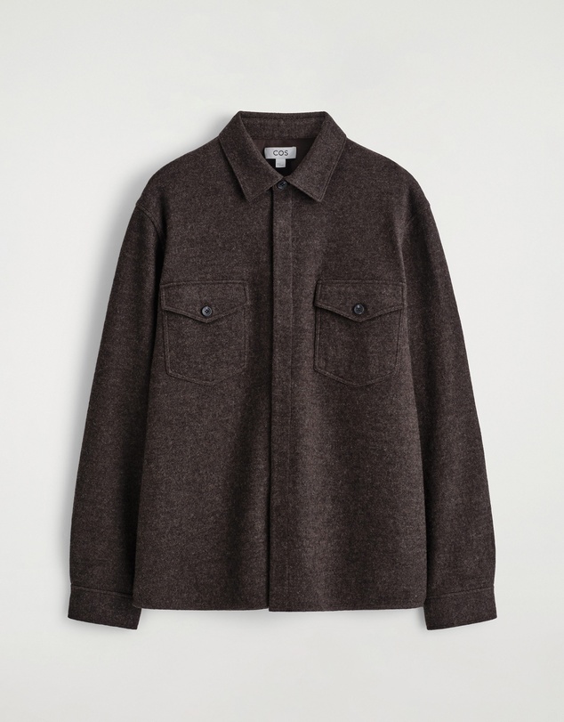 COS - Relaxed Boiled-Wool Overshirt