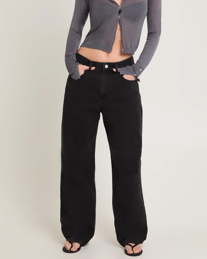 Insight - Bobby Baggy Dad Denim Jeans Petite