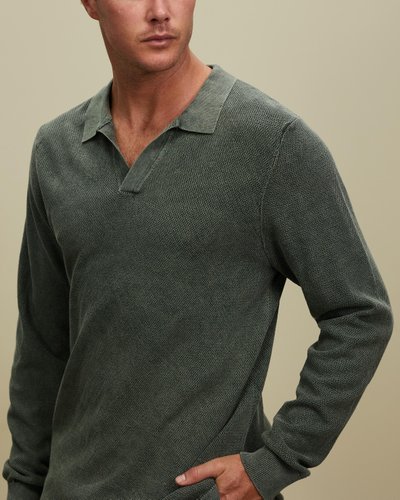 Garment Dyed Pique Polo