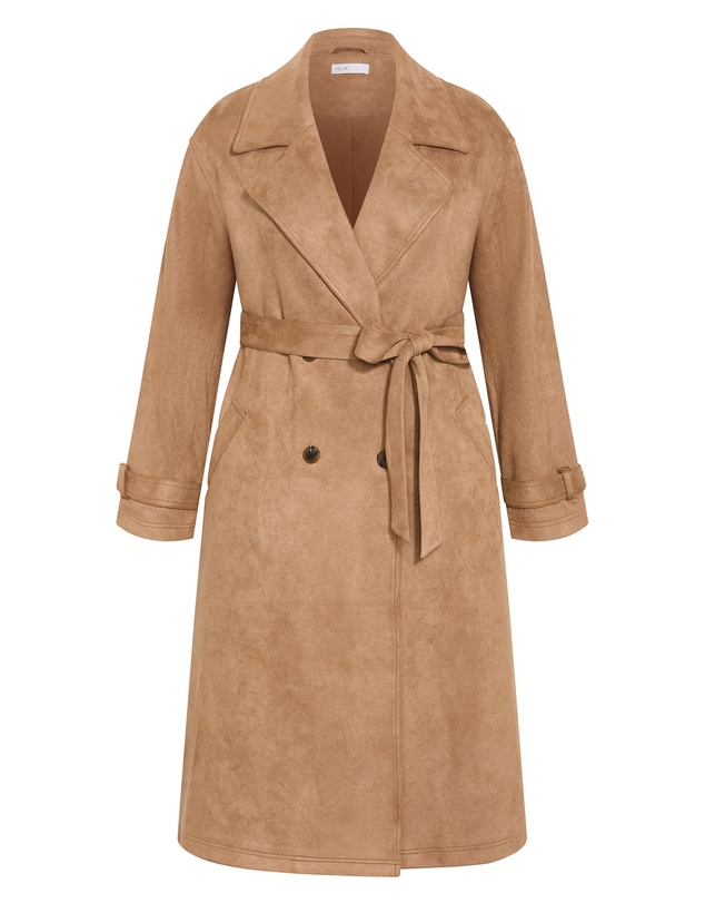 City Chic - Eliza Sueded Trench