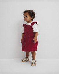 Country Road - Organically Grown Cotton Cord Frill Dress