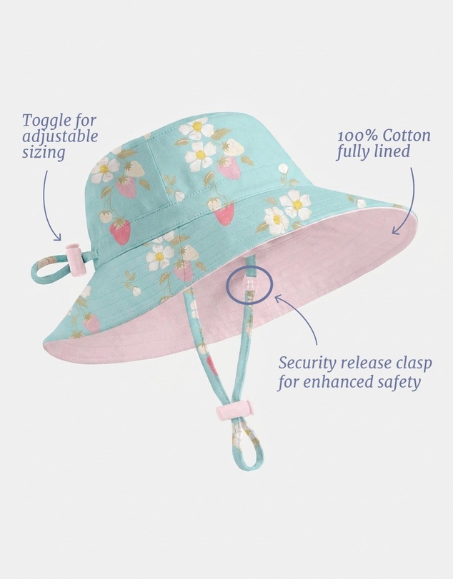 Toshi - Strawberry Fields Sunhat - Babies-Kids
