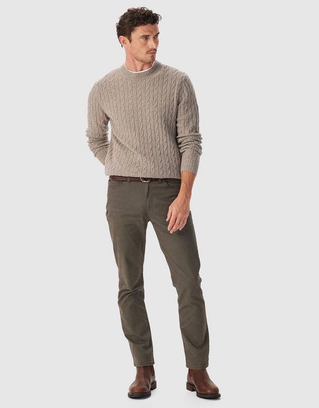 R.M.Williams - Jones Lambswool Cable Knit