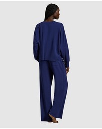 Polo Ralph Lauren - Club Terry Long Sleeve Cotton Jersey Pyjama Set