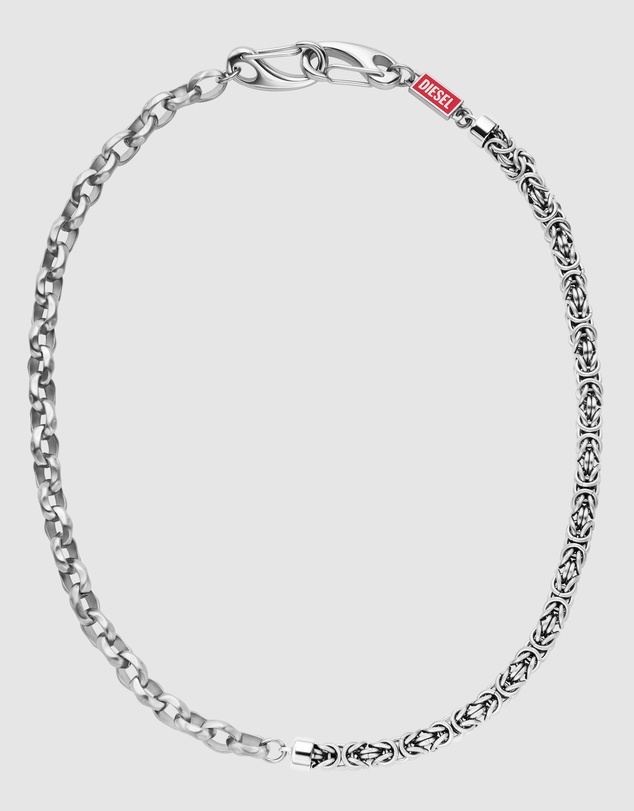 Diesel - Diesel Font Silver Necklace