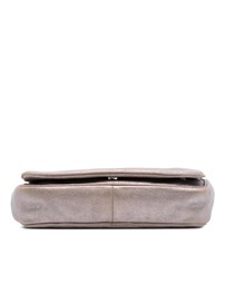 Pre-Loved by Azura Reborn - Pre-Loved CC Quilted Metallic Lambskin Wallet On Chain