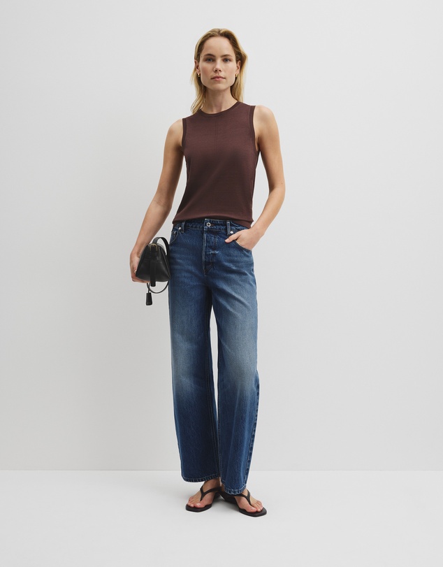 Country Road - Pointelle Detail Neck Tank