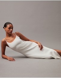 Calvin Klein Jeans - Sculpted Knit Midi Dress